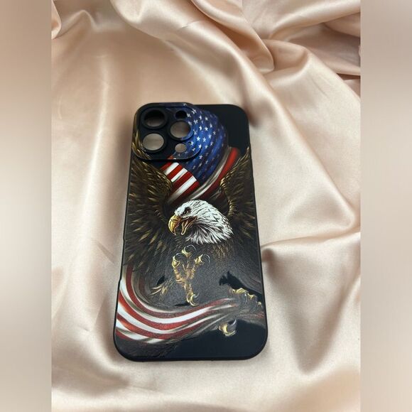 Patriotic Eagle IPhone 16 pro max Case - Picture 4 of 6